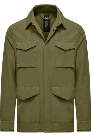 Bomboogie Homme, Vestes, Vert, Taille: L Cotton/Nylon Jacket with Collar