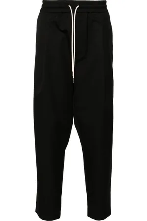 Drôle de Monsieur Homme, Pantalons, Noir, Taille: L Pantalon Noir Cropped Élégant Confortable