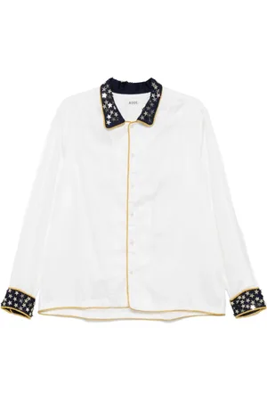 BODE Homme, Chemises, Blanc, Taille: XL Chemise Starry Pageant