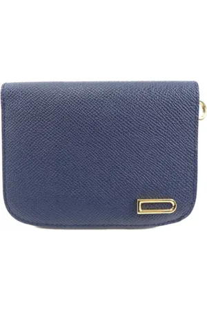 DELVAUX Femme, Pre-owned, Bleu, Taille: ONE Size Pre-owned Cuir petite-maroquinerie