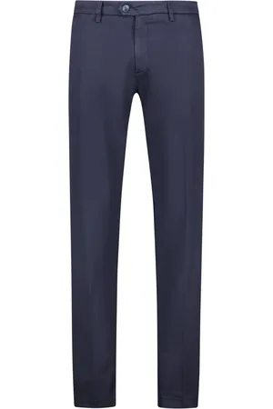 RE-HASH Homme, Pantalons, Bleu, Taille: W33 Chinos de Base pour Homme