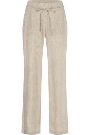 Mac Femme, Pantalons, , Taille: 44 FR L30 Ceinture en lin - Style Chiara