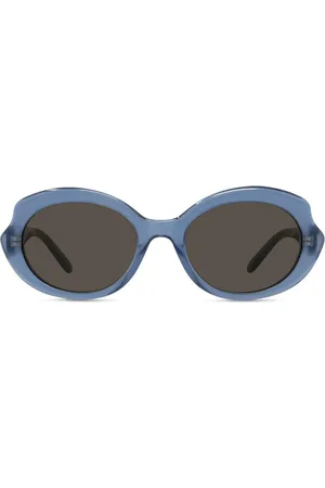 Loewe Femme, Accessoires, Bleu, Taille: ONE Size Élégantes Lunettes de Soleil Ovales Bleues pour Femmes