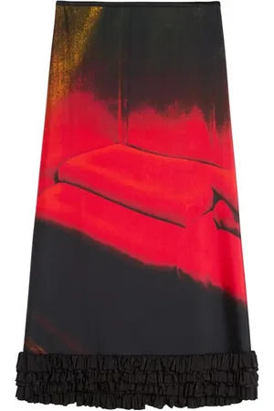 Jil Sander Femme, Jupes, Multicolore, Taille: 38 FR Jupe Mini à Volants