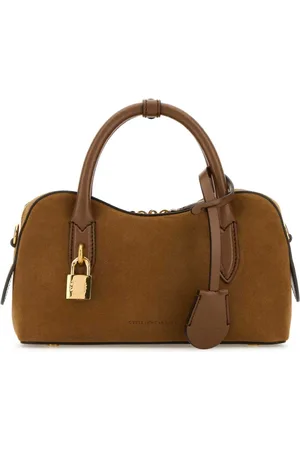 Stella McCartney Femme, Sacs, Brun, Taille: ONE Size Sac à Main en Daim Camel