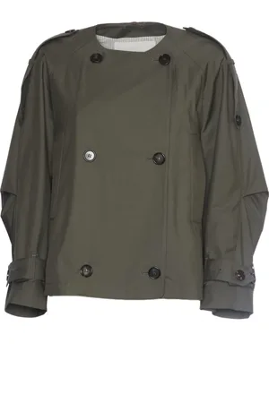 Max Mara Femme, Vestes, Vert, Taille: 38 FR Veste & Manteau Style Militaire