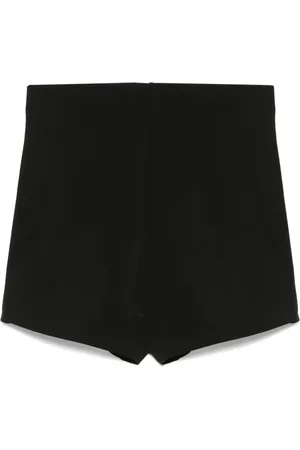 Rick Owens Femme, Shorts, Noir, Taille: 38 FR Shorts Noirs Coupe Décalée