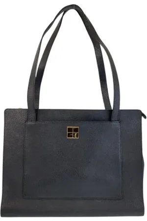 Saint Laurent Femme, Pre-owned, Noir, Taille: ONE Size Pre-owned Cuir cabas