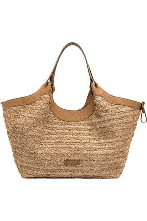 Gianni chiarini Femme, Sacs, , Taille: ONE Size Sac à main en paille avec pochette assortie