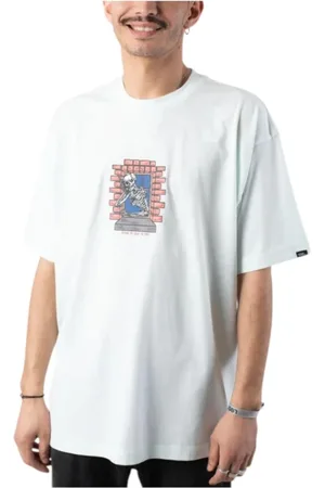 Vans Homme, Tops, Bleu, Taille: L Tee-shirt Skull Window Hint of Mint