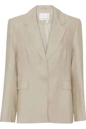 REMAIN Birger Christensen Femme, Vestes, , Taille: 38 FR Blazer en lin FrappÉ