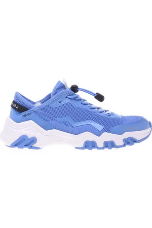 BALDININI Femme, Chaussures, Bleu, Taille: 37 EU Light imitation leather trainer