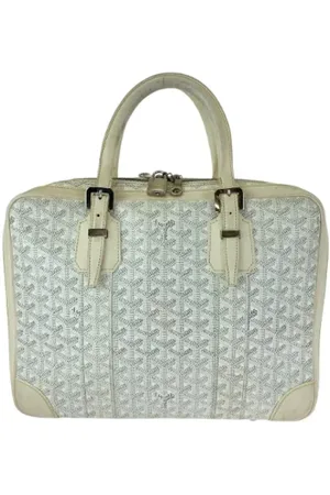 GOYARD Femme, Pre-owned, Gris, Taille: ONE Size Pre-owned Cuir sacs-main