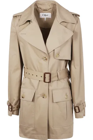Chloé Femme, Manteaux, , Taille: 38 FR Trench Court Élégant
