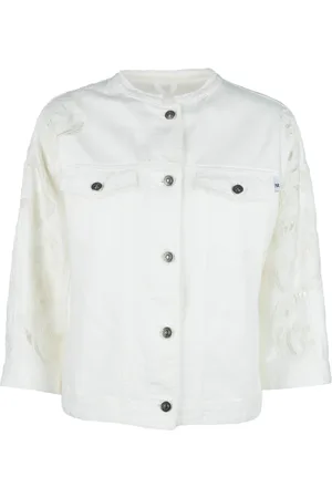ERMANNO SCERVINO Femme, Blouses et Chemises, Blanc, Taille: 42 FR Vestes Élégantes pour Hommes