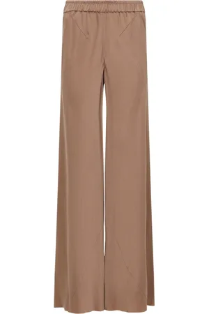 Giorgio Armani Femme, Pantalons, Brun, Taille: 38 FR Pantalon Slim Fit