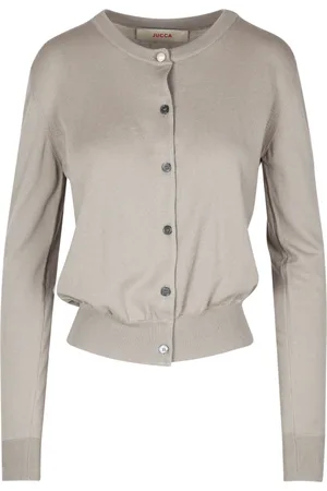 Jucca Femme, Pulls, , Taille: 38 FR Gilet en coton avec boutons