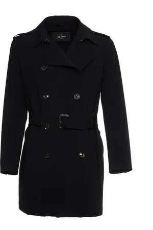 MONTECORE Homme, Manteaux, Bleu, Taille: L Trench-coat classique à double boutonnage