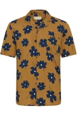 Blend Homme, Chemises, Brun, Taille: L Chemise homme manches courtes