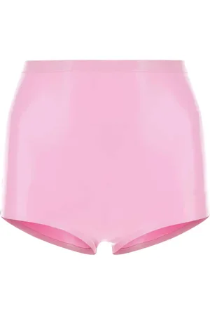 Maison Margiela Femme, Shorts, Rose, Taille: 36 FR Short Culotte en Latex Rose