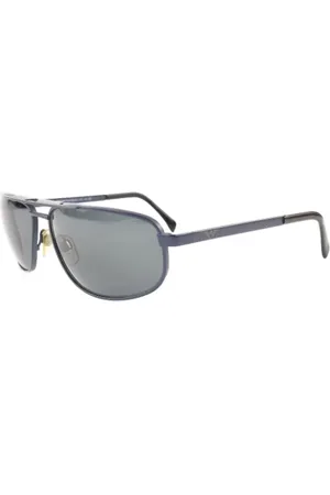 Emporio Armani Homme, Pre-owned, Noir, Taille: ONE Size Pre-owned Verre lunettes-de-soleil