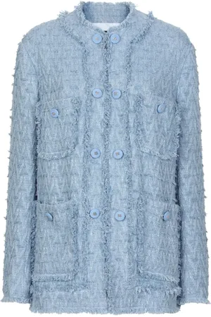 Dolce & Gabbana Femme, Vestes, Bleu, Taille: 42 FR Manteaux Élégants pour Hommes et Femmes