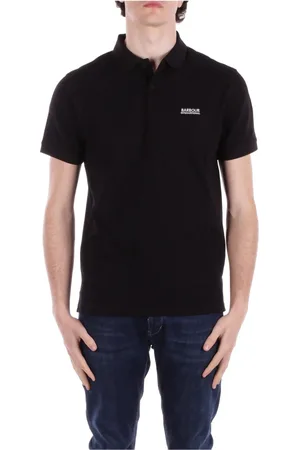 Barbour Homme, Tops, Noir, Taille: S T-shirts et Polos noirs Logo International