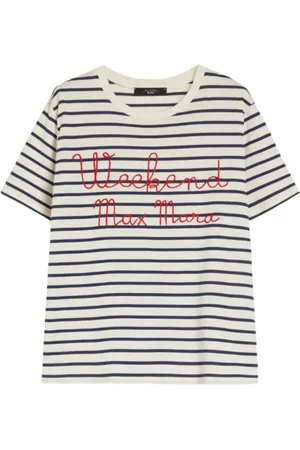 Max Mara Femme, Tops, , Taille: 38 FR T-shirt Ecru Olga