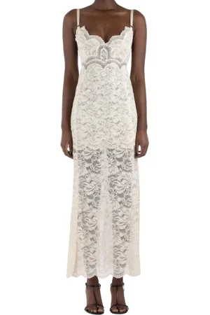 Paco rabanne Femme, Robes, Blanc, Taille: 38 FR Robe Ivoire