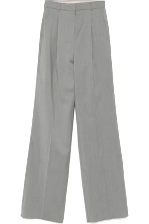 Max Mara Femme, Pantalons, Gris, Taille: 36 FR Pantalon Gris Anfora
