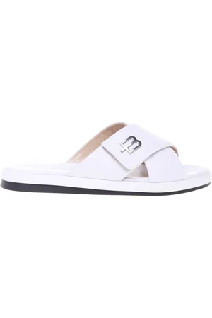 BALDININI Femme, Chaussures, Blanc, Taille: 40 1/2 EU nappa clogs