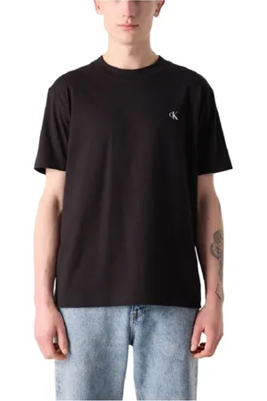 Calvin Klein Homme, Tops, Noir, Taille: M T-shirt Peint Abstrait
