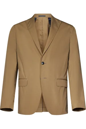 LOW BRAND Homme, Vestes, Brun, Taille: 2XL Vestes Camel Revers Classique Coupe Confort