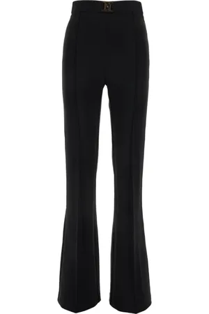 Elisabetta Franchi Femme, Pantalons, Noir, Taille: 42 FR Pantalon Élégant pour Femmes