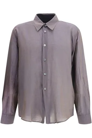 OUR LEGACY Homme, Chemises, Gris, Taille: L Chemise Classique en Coton avec Fermeture à Boutons
