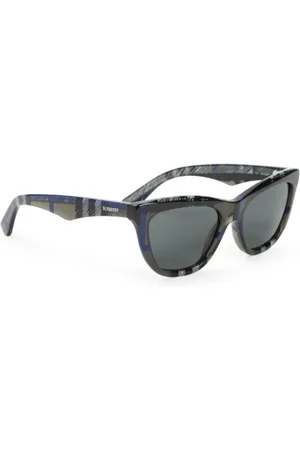 Burberry Unisex, Accessoires, Multicolore, Taille: ONE Size Lunettes de Soleil Bleues Accessoire Élégant