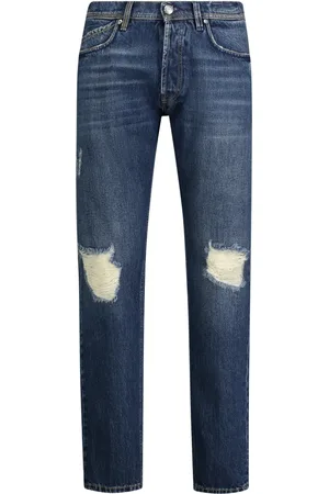 RE-HASH Homme, Jeans, Bleu, Taille: W34 Jean Homme Denim 5 Poches Pré-Collection