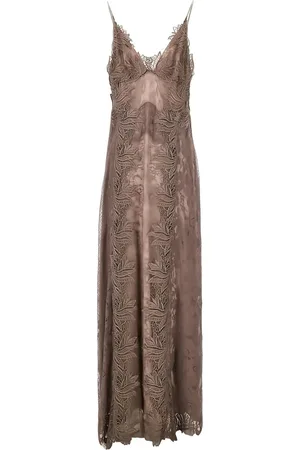 Alberta Ferretti Femme, Robes, Brun, Taille: 36 FR Robe Grise