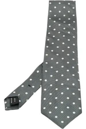 Tom Ford Homme, Pre-owned, Gris, Taille: ONE Size Pre-owned Soie accessoires-de-bureau