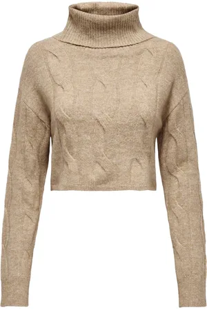 ONLY Femme, Pulls, , Taille: 42 FR Pull à Col Roulé en Tricot
