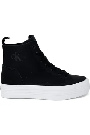 Calvin Klein Femme, Chaussures, Noir, Taille: 38 EU Baskets Noires pour Femmes