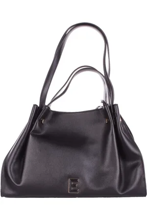 ERMANNO SCERVINO Femme, Sacs, Noir, Taille: ONE Size Sac à bandoulière noir avec logo frontal
