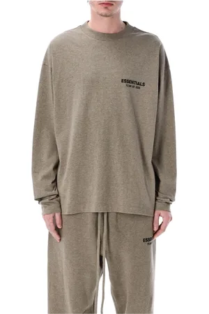 FEAR OF GOD Homme, Tops, Vert, Taille: S T-shirt classique à manches longues HomesteadHeather