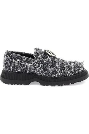 Dior Homme, Chaussures, Multicolore, Taille: 40 EU Tweed Mocassin Chaussures