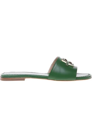 BALDININI Femme, Chaussures, Vert, Taille: 38 EU nappa clogs