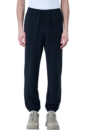 Moncler Homme, Pantalons, Noir, Taille: M Pantalon de survêtement en jersey de coton avec logo