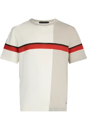 Liu Jo Homme, Tops, Blanc, Taille: XL Col fermé manches courtes tee