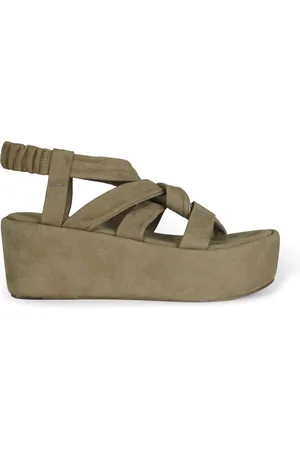 Cortana Femme, Chaussures, Vert, Taille: 36 EU Ryo, sandale à plateforme vert mousse
