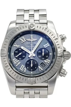 Breitling Pre-owned Homme, Pre-owned, Bleu, Taille: ONE Size Pre-owned Acier inoxydable montres