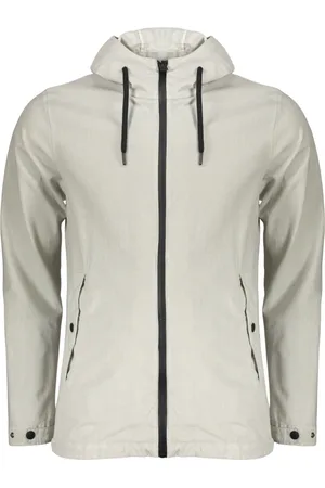 HERNO Homme, Vestes, Gris, Taille: 2XL Veste en Lin Déperlante avec Capuche